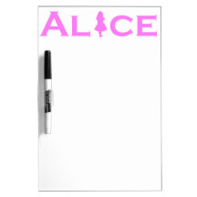 Alice Word Play Pink Dry Erase Board