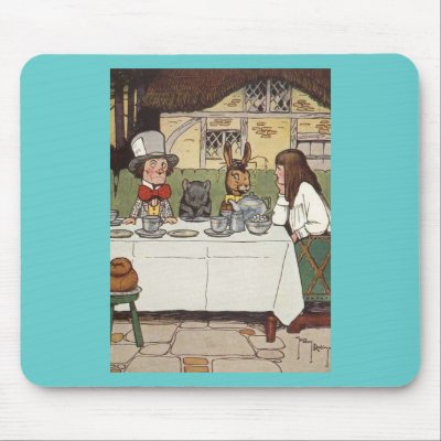 Alice's Adventures in Wonderland Mousepad by MyOtherPlanet