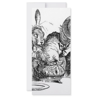 Alice's Adventures in Wonderland Personalized Rack Card by heatherb3000