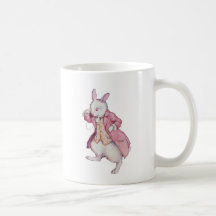 ALICE'S CHARMING WHITE RABBIT MUG