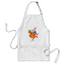 ALICE'S WHITE RABBIT APRON