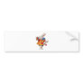 ALICE'S WHITE RABBIT IN WONDERLAND BUMPER STICKER
