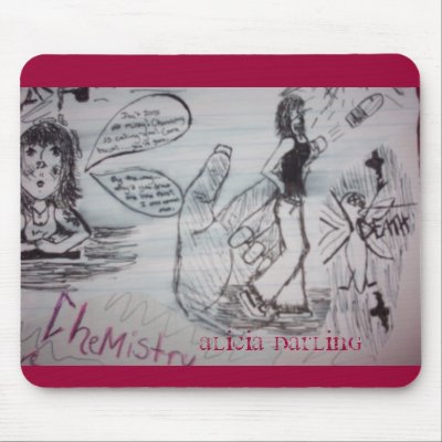 Alicia Darling Mouse Mats by Dahlia2188