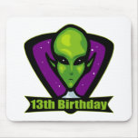 Alien 13th Birthday Gifts Mouse Mat