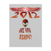 Alien 2012 Are You Ready? Post Cards