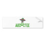 Alien Abductee Bumper Sticker