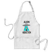 ALIEN ABDUCTION apron