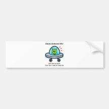 Alien Abduction Bumper Stickers