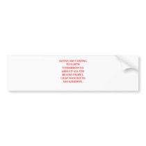 alien abduction bumper stickers