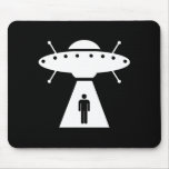 Alien Abduction Pictogram Mousepad