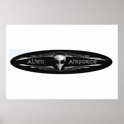 Alien Airforce 1 Poster by 3D_Aircrew