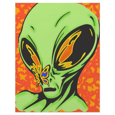 Alien and Butterfly Flyers by sagart1952