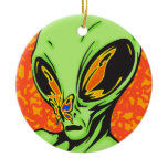 Alien and Butterfly Christmas Tree Ornament