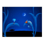 Alien and Chameleon Post Cards