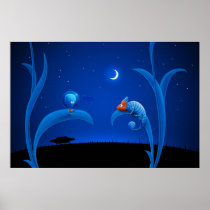 Alien and Chameleon Posters