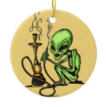 Alien and Water Pipe Christmas Ornament