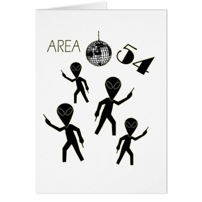 Alien Area 54 Card by thehatch