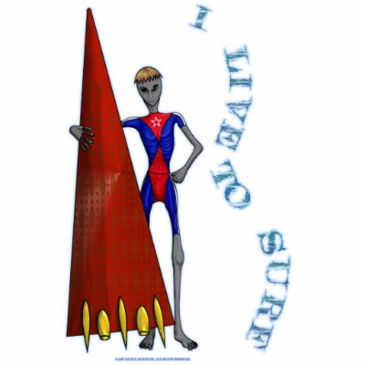 Alien-Ation "I Live To Surf" Photo Sculpture by aazari