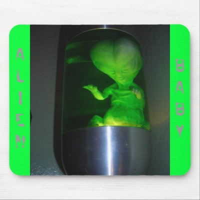 ALIEN, BABY MOUSE MAT by minx267