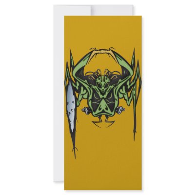 Alien Battle Full Color Rack Card by sagart1952