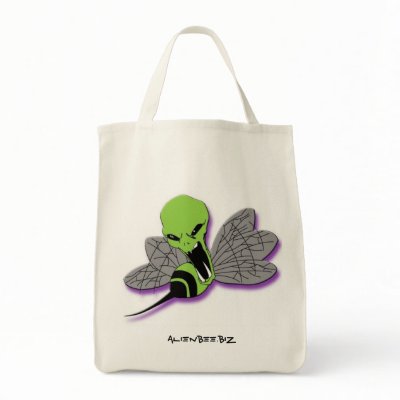 Alien Bee Beach Bag by bwearbiz