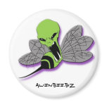Alien Bee Round Magnet