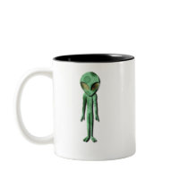 Alien Being Ceramic Coffee Mug