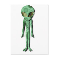 Alien Being Postcard
