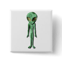 Alien Being Square Button