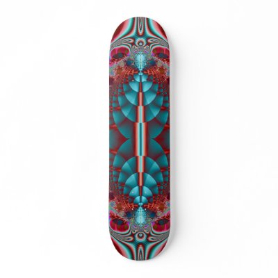 Alien Blue Scale Skateboard by Rb_barnes2
