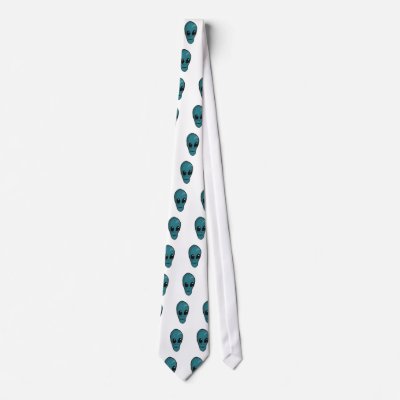 alien blue tie by SPROCKET