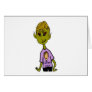 Alien Boy - Humans Rock Greeting Card