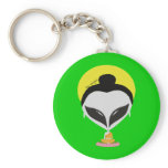 Alien Buddha Key Chain