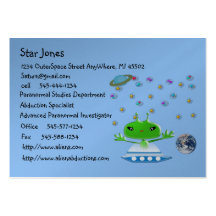 Alien Business Cards
