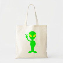Alien Canvas Bag