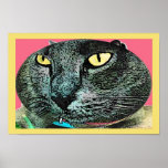 Alien Cat Print