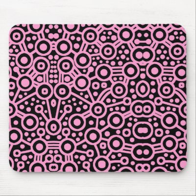 Alien Circuit II - Pink on Black by artberry