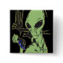 Alien Cries Over Dead Bird Buttons