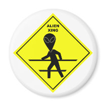 Alien Crossing Magnet