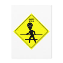 Alien Crossing Postcard