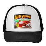 Alien Cuisine Red Rocket Hat