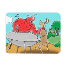 ALIEN CYCLOPS CARTOON MAGNET