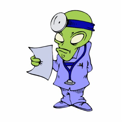 Alien Doctor Cut Outs by alien_nation