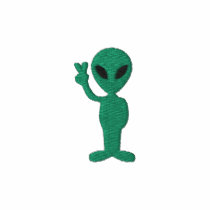 Alien Embroidered Shirt