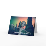 Alien Encounters Happy Birthday Card