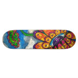 Alien Eye Flower Skateboard