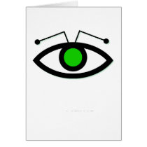 Alien Eye Greeting Card
