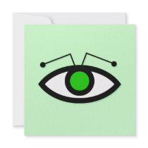 Alien Eye Invitation