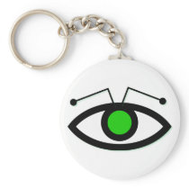 Alien Eye Keychain