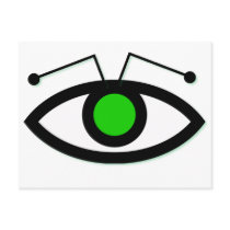 Alien Eye Postcard